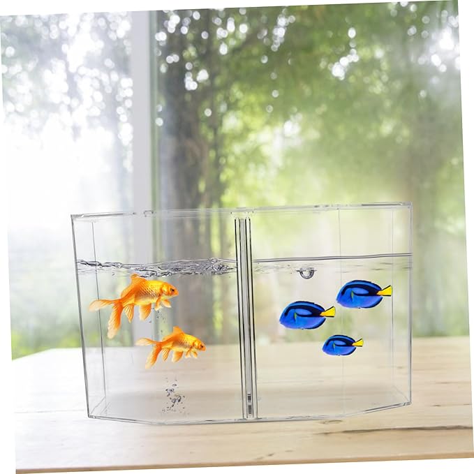 DOITOOL Fish Breeding Box Transparent Tank for Juvenile Fish Aquarium Supply Prevents for Breeding Easy Observation