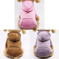 TAPBULL Dog Dresses, Fashionable Pet Dog Sweatshirt Clothes in Light Colors, Cute Cat Birthday Dress Outfit (Pink/Purple/Coffee 3-Pack), X-Large