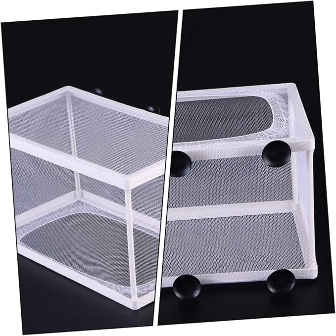 3pcs Fish Breeder Isolation Box for Aquariums Large Capacity Mesh Hatchery Cups Design for Easy Observation Easy to Clean Fish Breeding Tank