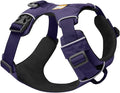 Ruffwear, Front Range Dog Harness, Reflective Soft Padded Everyday Harness with Dual Leash Clips, Adjustable and Lightweight Fit for Training or Walking for All Dogs, Purple Sage, Large/X-Large