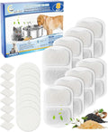 Dog Water Filter Replacement, 8 Set Dog Bowl Filters - Compatible with oneisall 7L/230oz/1.8G Stainless Steel Pet Water Fountain