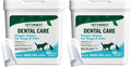 Vet's Best Finger Dental Wipes for Dogs & Cats–Oral Care Wipes for Teeth Cleaning, Fresh Breath, and Tartar Control – Gentle Finger Pads for Pet Dental Hygiene and Plaque Removal,50 Count(Pack of 2)