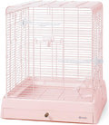 Bird Cage, Parakeet Cages, for Small and Medium-Sized Parrots Such as Budgies, Munias, Peonies, Pearls, Cockatiels, etc(Pink)