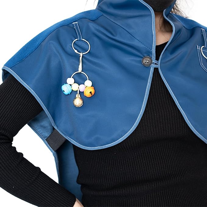 Interactively Play Parrot Shoulder Protector Neck Guard Pet Bird Parakeets Shawl Anti-Scratch Multifunctional Shawl - 1Pcs (Grey-Plus)