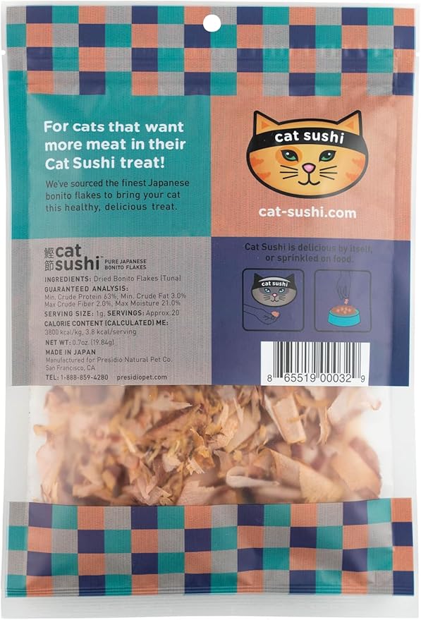 Cat Sushi Bonito Flakes, Thick Cut, 0.7 oz