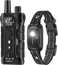 SLOPEHILL Dog Shock Collar,4200FT Dog Training Collar with Remote,IPX8 Waterproof E-Collar with Beep,Vibration,Shock,Flash Light,No Shock Mode,Electric Shock Collar for Small Medium Large Dogs,Black