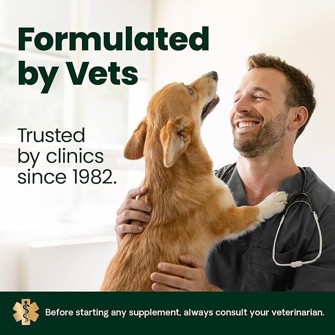 VetriScience Ultimate Strength Healthy Hip & Joint Chews, GlycoFlex Glucosamine, Chondroitin and Green-Lipped Mussel Joint Support Supplement for Dogs, Soothe Joint Discomfort, Duck, 60 Count