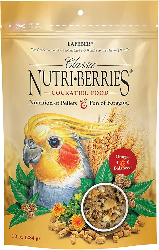 LAFEBER'S Nutriberries Original Cockatiel 2 pk 10 oz
