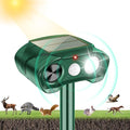 Ultrasonic Animal Repellent Outdoor Deer Repellent Devices with Motion Sensor & Strobe Light, Sonic Cat Deterrent Skunk Rabbit Raccoon Repellent Solar Animal Repeller for Yard Garden Patio