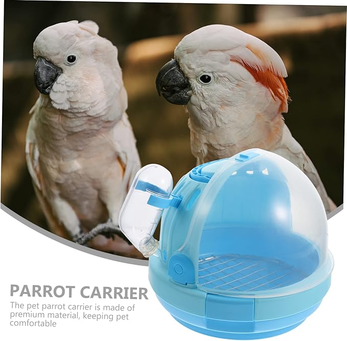 1Set Portable Pet Bird Carrier Handheld Travel Cage for Birds and Parrots Detachable Base for Easy Cleaning Breathable Design with Comfortable Handle for Go