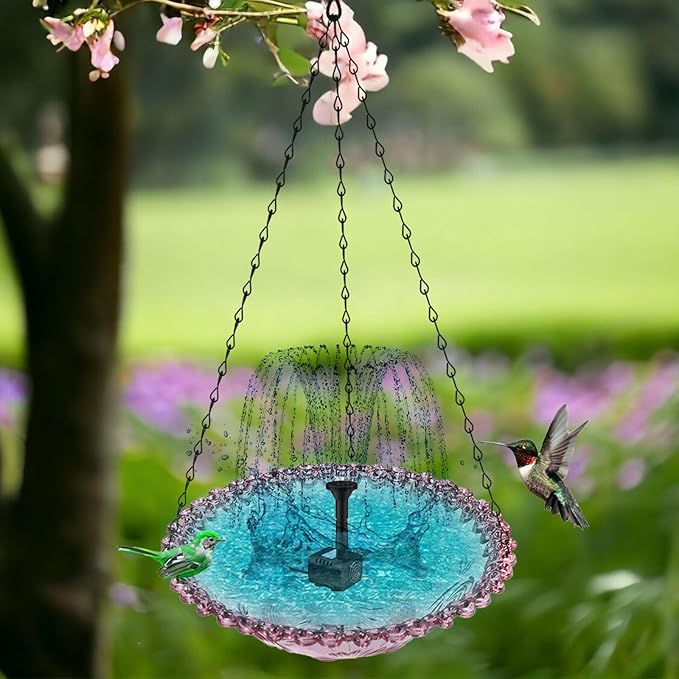 Multifunctional Bird Feeders Bath Tray with Floral Shape for Outdoor Space Terrace Feeder Floral Bright Flower Garden Bird Feeders Outdoor