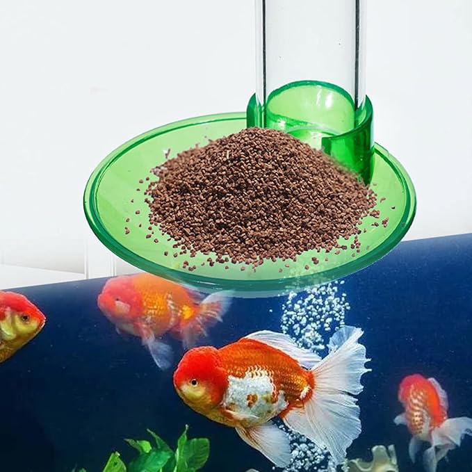 Acrylic Shrimp Feeder Tube Feeding Dish Deep Bowl for Aquarium Shrimp Fish Clip to Fish Tanks Multiple Size Acrylic Shrimp Feeder Feeding Tube and Dish Tray Bowl Set