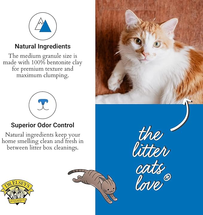 Dr. Elsey's Ultra UnScented Clumping Clay Cat Litter 40 lb. Bag
