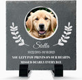 Alienc Personalized Pet Memorial Stone – Custom Dog & Cat Memorial Gifts for Loss, Outdoor Pet Grave Marker, Sympathy Keepsake for Dogs and Cats