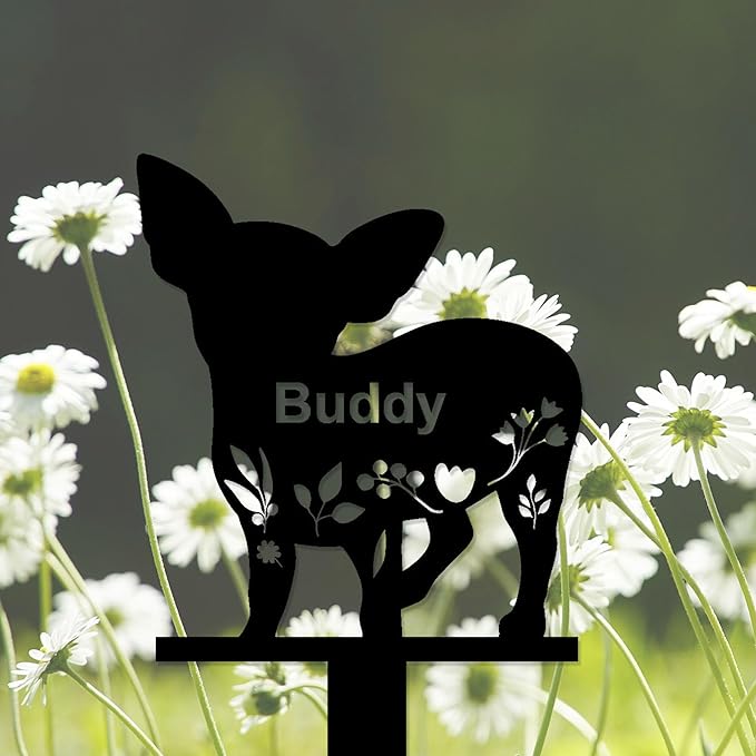 Personalized Dog Memorial Stake, Dog Grave Marker, in Memorial of Dog, Dog Loss Gift, Dog Name Sign Pet Sympathy Gift
