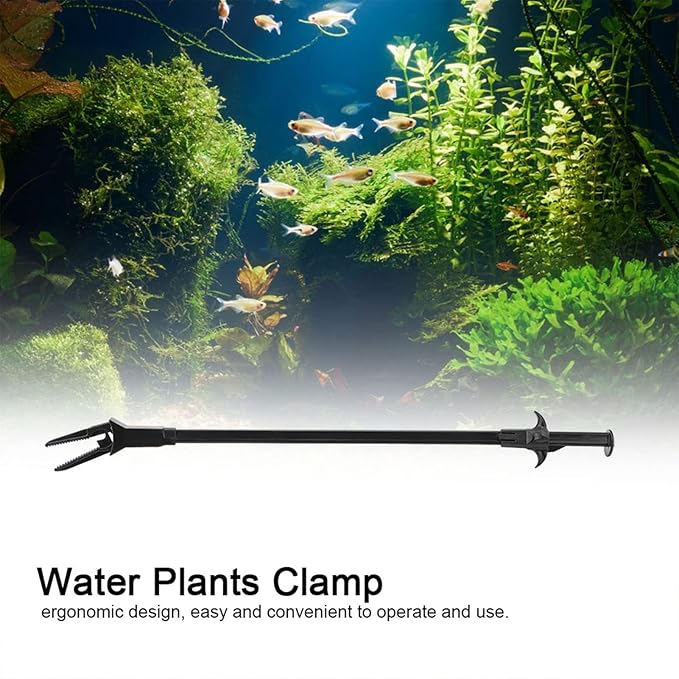 Aquarium Tweezer, Plastic Aquarium Tongs Feeding Tongs Fish Tank Cleaning Tool Fish Tank Plastic Tweezer Long Tweezers