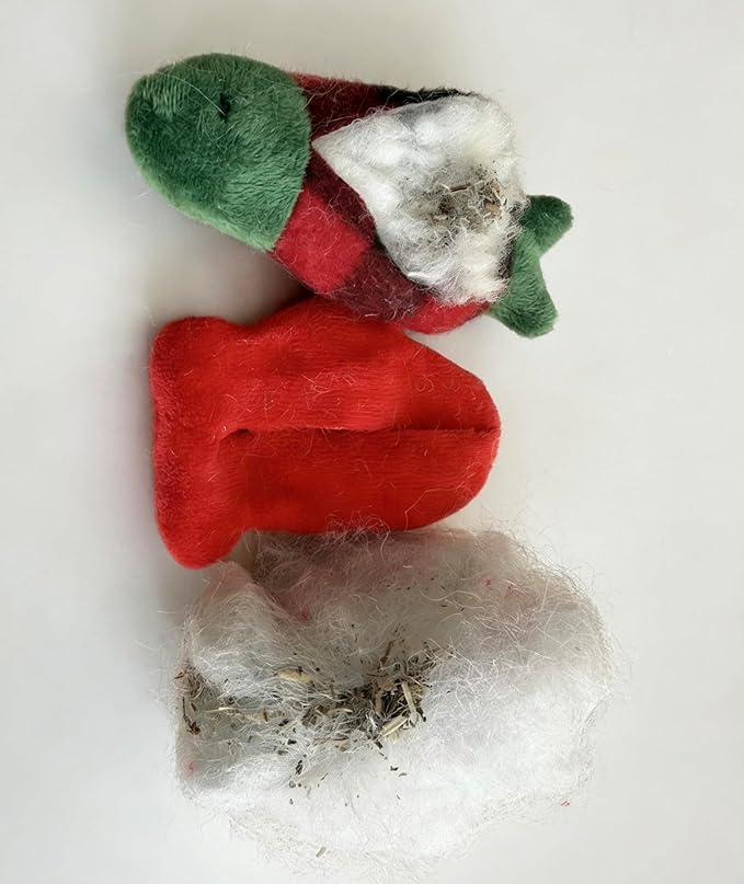 Catnip Toys for Cats 8 Packs Christmas Theme Plush Toys (Snowman, Fish, Mittens and Colorful Feathers) Soft and Durable Interactive Cat Toys for Indoor Cats