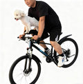 Bike Dog Carrier Front Mount – Bicycle Pet Seat with Safety Tether, Quick-Release Clamp & Padded Liner for Small Dogs, Handlebar/Top-Tube Dog Bike Basket