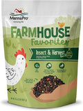Farmhouse Favorites Insect & Harvest Blend with Beetles, 100% Natural High-Protein Dried Treat for Chickens, Pumpkin, Split Peas & Red Bell Pepper for Poultry, Hens, Ducks, Turkeys & Wild Birds, 2lbs