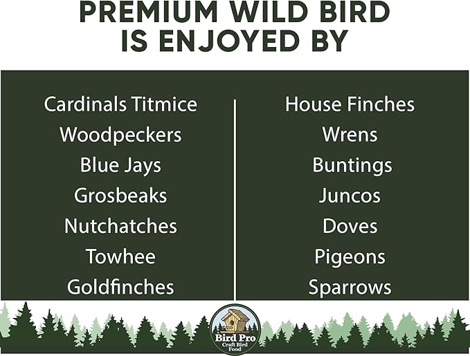Classic Bird Seed (40 Pounds, Premium)