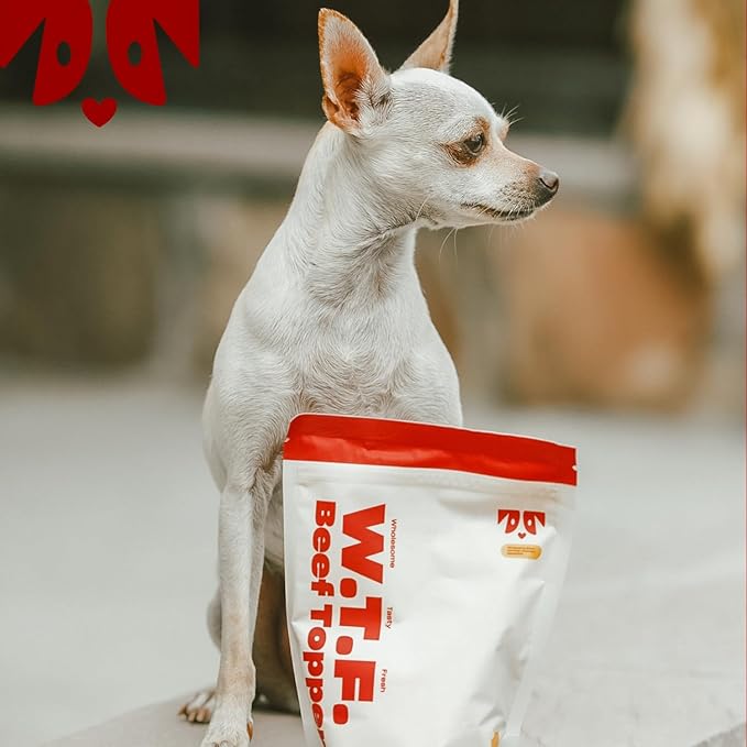 OH NORMAN! Beef Dog Food Topper by Kaley Cuoco, All Natural Single Ingredient, Veterinary Nutritionist Certified, for All Life Stages and Breeds, Made in USA, 7.05 Oz