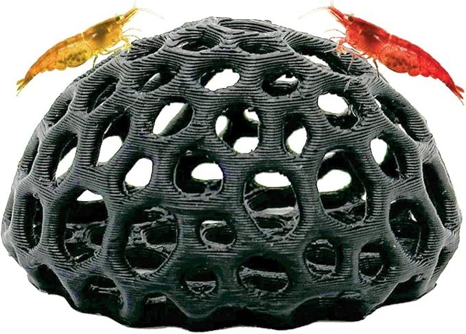 Shrimp Dome Hide - Aquarium Cherry Shrimp Hide - CTWPets Cherry Shimpe Hide (Black)