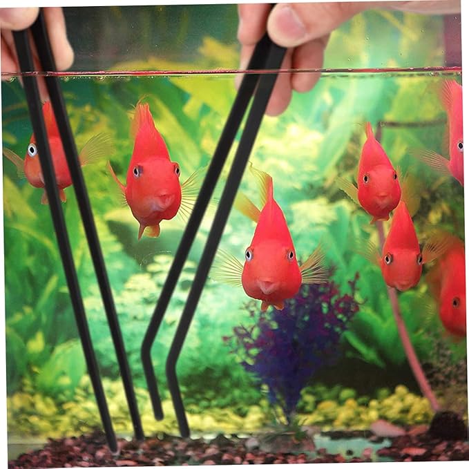 DOITOOL Practical and Durable 2Pcs -Slip Aquarium Tweezer Set