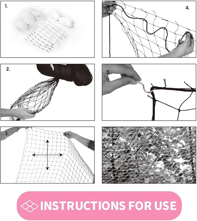PAWISE Cat Safety Net, Cat Balcony Net Pet Anti-Fall Netting for Window Stairs,Dog Fence Nets Transparent （26x10 Ft）