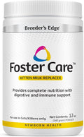Breeder's Edge Foster Care Feline - Powdered Milk Replacer - for Kittens & Cats - 12oz