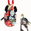 Bird Flight Suits Diapers, Parrot Flight Suits Diapers for Quaker Parakeets Cockatiels Flight Suits, Parrot Clothes (Black,XL)