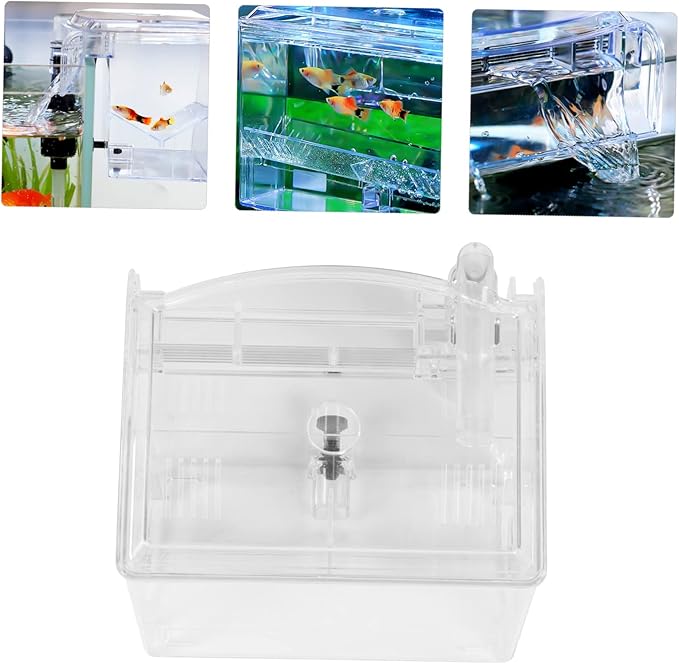 BESPORTBLE 1Pc Aquarium Breeding Box Hanging Fish Isolation Incubator for Breeding Lightweight Design for Fish Shrimp and Turtles