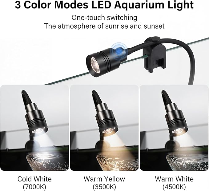Fish Tank Kit,3 Gallon Small Aquarium,Ultra-Clear Nano Aquarium,Betta Fish Tank,Suitable for Small Fish Tank,Aquarium Starter kit,Desktop Fish Tank (Planet Background)