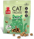 Plato Pet Treats Cat Treats - Single Ingredient, Healthy Chicken Catnip Treats for Indoor Cats - Air Dried - 2.5 oz