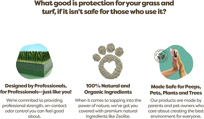 Zeofill Starter Pack - Backyard Deodorizer – Pet Urine Odor Eliminator - Outdoor Use – Eliminator & Deodorizer