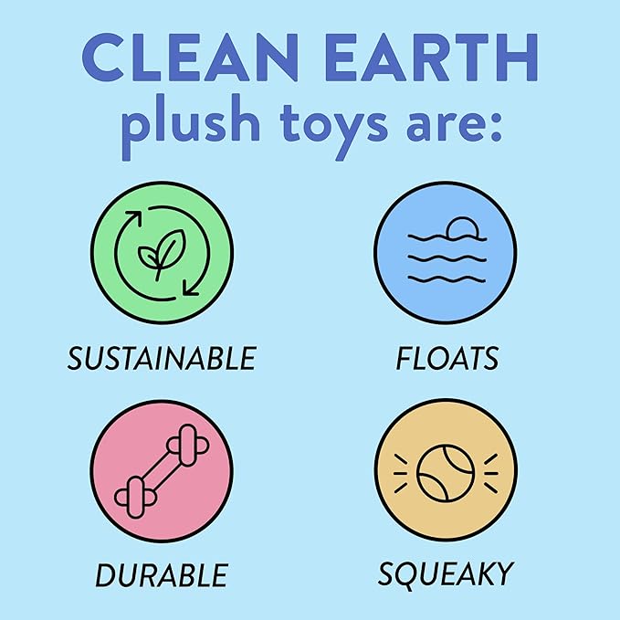 Spunky pup Clean Earth Plush Fox | Made from 100% Recycled Water Bottles | Small, Brown, (7260)
