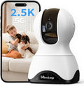 VIMTAG 5G Pet Camera Indoor with Phone APP, 4MP Dog Camera with Speaker, 360° Pan/Tilt Baby Monitor, Security Cameras for Home/Room/Nanny, Dual-Band WiFi, Motion Tracking, 2-Way Audio, Cloud & SD Card