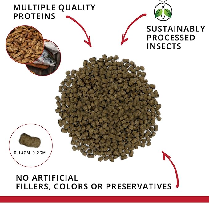 Fluval Bug Bites Cichlid Fish Food, Pellets for Medium to Large Sized Fish, 3.74 lb.