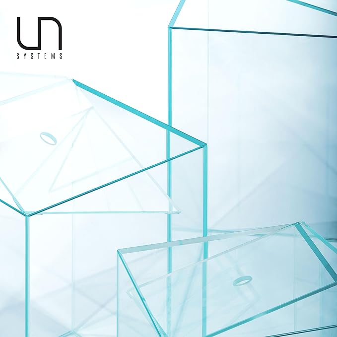Ultum Nature Systems Prism Rimless Glass Aquarium - Cube Tank with Mitered Lid, Tall Nano Fish Tank for Home & Office - UNS Prism, 30TM