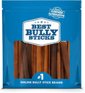 Best Bully Sticks 6 Inch Bully Sticks for Dogs - 18 Count (Pack of 1) - Natural, Easily Digestible, 100% Grass-Fed Beef, Grain and Rawhide Free