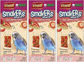 A&E Cage Co. 6 Pack of Smackers Parakeet Treat Sticks, 7.25 Inches Each, Strawberry Flavor
