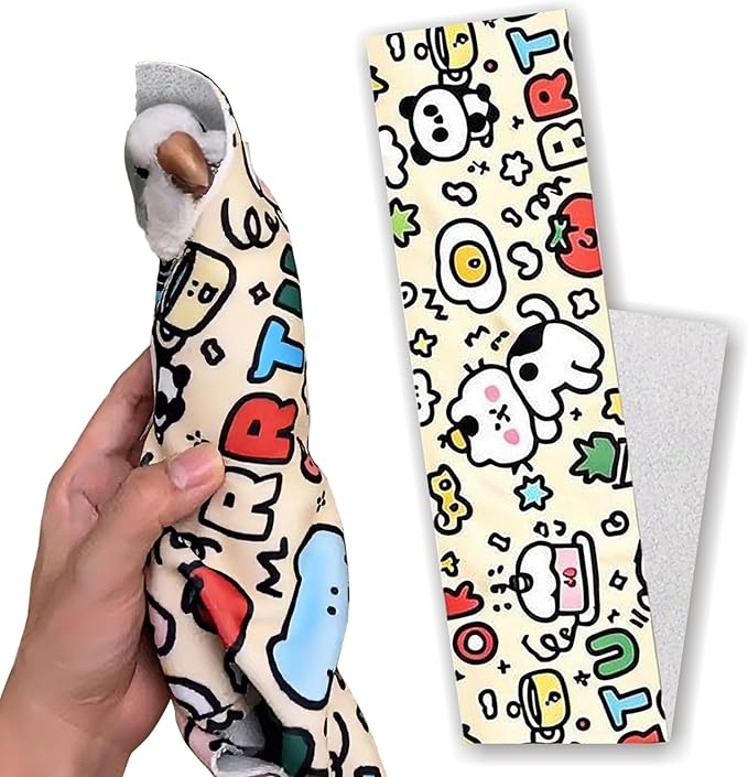 Self Adhering Parrot Grooming Wrap, Anti Scratch Pet Bird Restraint Swaddle Wrap, Anti Escape Parrot Wrapping Cloth for Nail Trimming and Medication, 1 Piece