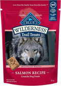 Blue Buffalo Wilderness Trail Treats Crunchy Dog Biscuits, Grain-Free and High-Protein Dog Treats Made with Natural Ingredients, Salmon Recipe 24-oz Bag