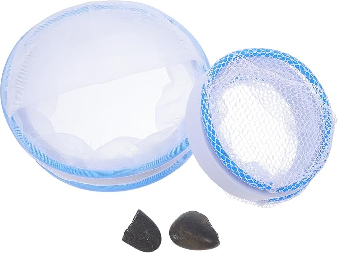 2pcs Aquarium Breeding Box Floating Isolation Net Nylon Mesh Small Fish Tank Hatchery Chamber for Guppies Betta Nursery Pet Breeding