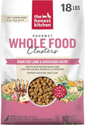 The Honest Kitchen Human Grade Dog Food, Whole Food Clusters Grain Free Lamb Dry Dog Food, 18 lb Bag