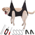 Guzekier Pet Dog Grooming Hammock Harness for Cats & Dogs, Dog Sling for Grooming, Dog Hammock Restraint Bag with Nail Clippers/Trimmer, Nail File, Pet Comb,Ear/Eye Care