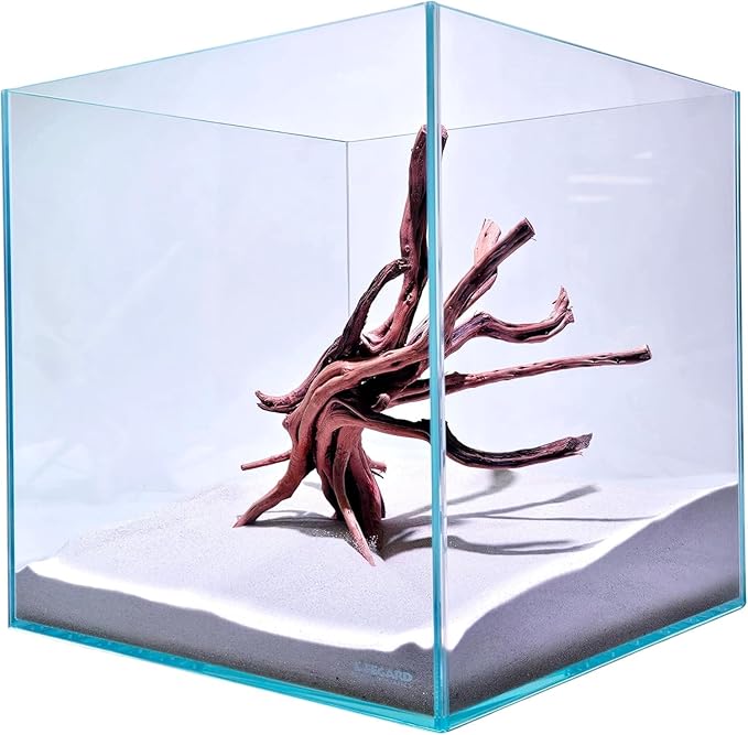 Lifegard Aquariums - 12 Gallon Cube Low Iron Ultra Clear Glass Tank 5mm - 14.52''X14.52''X14.52''