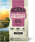 ACANA Wholesome Grains Dry Dog Food Small Breed Recipe Real Chicken Eggs and Turkey 4lb Bag