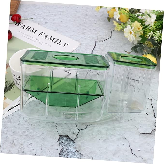 UPKOCH Self-Guided Isolation Box for Fish Breeding Tank Transparent Aquarium Breeding Box Protects Sick and Young Fish Survival Rate for Home Use