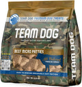 Team Dog Freeze-Dried Raw Beef Dog Treats | Dog Training Treats & Food Toppers for Picky Dogs | Made from Gluten Free, Grain Free 100% USA-Sourced Beef Lung, Liver & Heart | 14 oz Bulk Size Pack