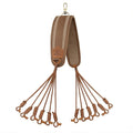 WAYNE'S DOG Canvas Bird Game Carrier, Waterfowl Dove Small Animal Game Carrier Hanger Tote Shooting Accessories (Brown)